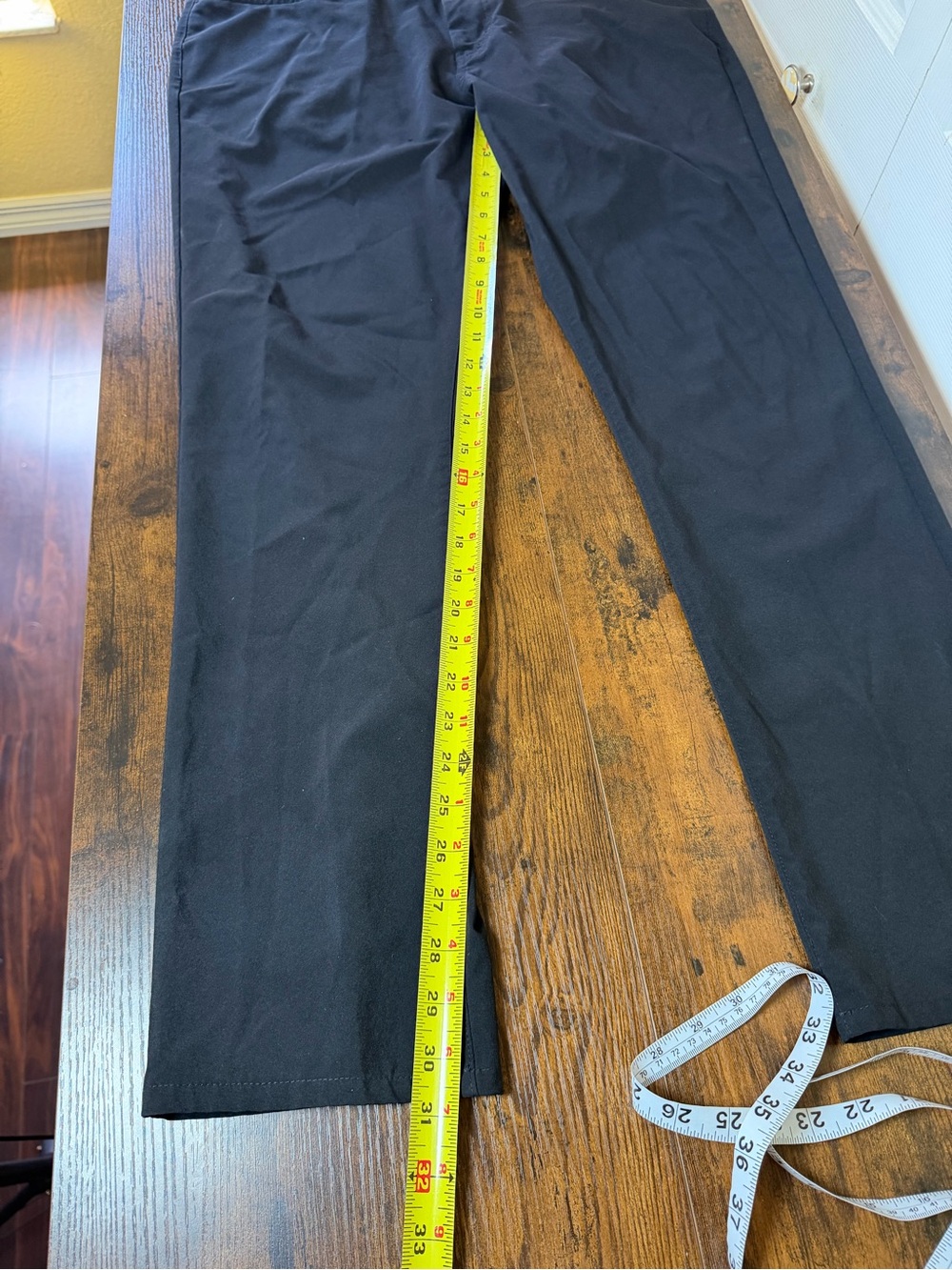 Ben Hogan Performance Golf Pants Men's 34x32 Black Performance Flat Front - Picture 4 of 12
